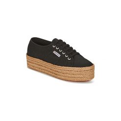 Buty Superga 2790 COTROPE W. Czarne trampki i tenisówki damskie marki Superga, bez wzorów, bez zapięcia. Za 319,20 zł.