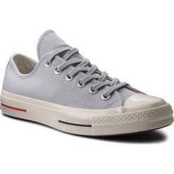 Trampki CONVERSE - Ctas 70 Ox 160496C Wolf Grey/Navy/Gym Red. Szare trampki i tenisówki damskie Converse, bez wzorów, z gumy, bez zapięcia. W wyprzedaży za 209,00 zł.