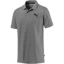 Puma Ess Pique Polo Medium Gray Heather Cat L. Szare koszulki sportowe męskie marki Puma, m. Za 119,00 zł.