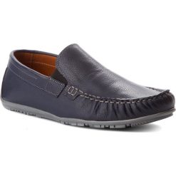 Mokasyny SERGIO BARDI - Arnad SS127327618TM 113. Niebieskie mokasyny męskie Sergio Bardi, bez wzorów, ze skóry, bez zapięcia. W wyprzedaży za 199,00 zł.