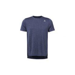 T-shirty z krótkim rękawem Reebok Sport Koszulka WOR Mélange Tech Top. Niebieskie koszulki męskie Reebok Sport, s, bez wzorów, sportowe, bez kołnierzyka, krótkie. Za 69,90 zł.