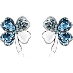 Kolczyki-wkrętki z kryształkami Swarovski. Szare kolczyki damskie Park Avenue, z kryształem. W wyprzedaży za 39,95 zł.