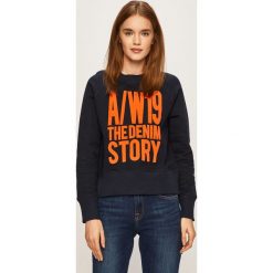 Jacqueline de Yong - Bluza. Szare bluzy damskie Jacqueline de Yong, s, z aplikacjami, z bawełny, bez rękawów, bez kaptura. W wyprzedaży za 89,90 zł.