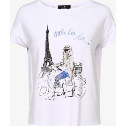 Monari - T-shirt damski, biały. Białe t-shirty damskie Monari, bez wzorów, bez kołnierzyka. Za 299,95 zł.