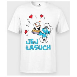 Koszulka Jej łasuch. T-shirty chłopięce MegaKoszulki, bez wzorów, z bawełny, bez rękawów. Za 44,90 zł.