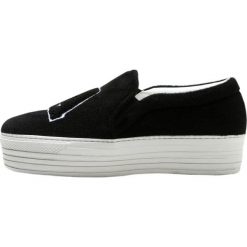 Creepersy damskie: Joshua Sanders Półbuty wsuwane black felt