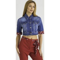 KATANA JEANSOWA liu jo. Niebieskie kurtki damskie l, z jeansu. Za 799,00 zł.