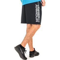 Spodenki sportowe męskie: Under Armour Spodenki męskie WOVEN GRAPHIC WORDMARK SHORT czarne r. L (1320203-001)