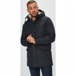 Premium by Jack&Jones - Kurtka. Czarne płaszcze męskie Premium by Jack&Jones, xl, bez wzorów, z poliesteru, długie, bez kaptura. W wyprzedaży za 339,90 zł.