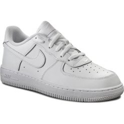 Buty NIKE - Force 1 (PS) 314193 117 White/White/White. Białe półbuty dziewczęce Nike, na sznurówki. W wyprzedaży za 179,00 zł.