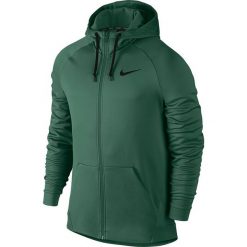 Bluzy męskie: Nike Bluza męska Therma Hoodie FZ zielona r. S (800187 340)