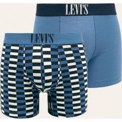 Levi's - Bokserki (2-pack). Niebieskie bokserki męskie Levi's®, s, bez wzorów, z elastanu. W wyprzedaży za 79,90 zł.