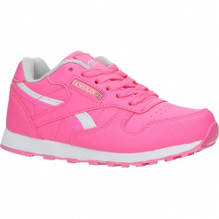 Różowe buty sportowe sznurowane Casu FA353. Czerwone buciki niemowlęce Casu, na sznurówki. Za 59,99 zł.