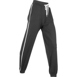 Spodnie sportowe, długie, Level 1 bonprix czarny melanż. Czarne spodnie sportowe damskie bonprix, melanż. Za 79,99 zł.