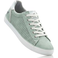 Sneakersy Mustang bonprix miętowy. Zielone buty sportowe damskie bonprix. Za 129,99 zł.