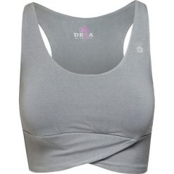 Top DEHA JOGA HARMONIC. Szare bluzki damskie Deha, s, bez wzorów, bez kołnierzyka. Za 209,00 zł.