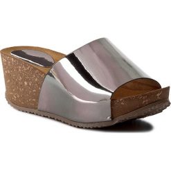 Klapki SERGIO BARDI - Catherine FS127242317KD 709. Szare bez kategorii marki Sergio Bardi, ze skóry, na obcasie. W wyprzedaży za 99,00 zł.