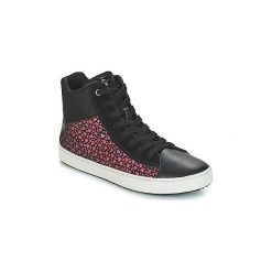 Buty Dziecko Geox J KALISPERA GIRL. Czarne trampki dziewczęce Geox, bez wzorów, bez zapięcia. Za 230,30 zł.
