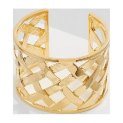 Bransoletki damskie: Kenneth Jay Lane BASKET WEAVE Bransoletka goldcoloured