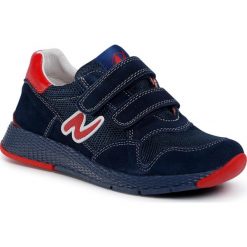 Sneakersy NATURINO - Sammy. 0012014900.01.1B27 S Navy/Rosso. Niebieskie trampki chłopięce Naturino, bez wzorów, ze skóry, na rzepy. W wyprzedaży za 279,00 zł.