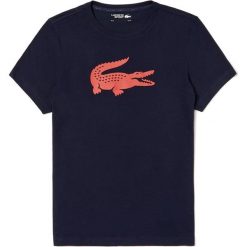 LACOSTE T-SHIRT > TH3377-551. Koszulki męskie Lacoste, m, bez wzorów, z bawełny, eleganckie, bez kołnierzyka. W wyprzedaży za 149,99 zł.