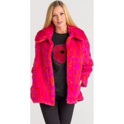 FUTERKO VERSACE JEANS COUTURE. Pomarańczowe kurtki damskie z haftami, z jeansu. Za 1885,95 zł.
