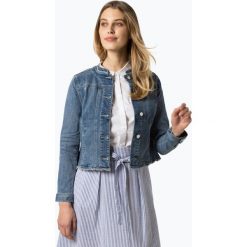 S.Oliver Black Label - Damska kurtka jeansowa, niebieski. Niebieskie kurtki damskie s.Oliver BLACK LABEL, s, bez wzorów, z jeansu, eleganckie, bez kaptura. Za 459,95 zł.