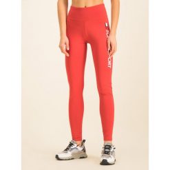 Legginsy Tommy Sport Logo S10S100345. Czerwone spodnie damskie Tommy Sport, s. W wyprzedaży za 189,00 zł.