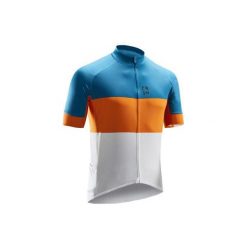 Koszulka krótki rękaw na rower szosowy ROADCYCLING RC500 męska. Czarne koszulki męskie TRIBAN, xl, bez wzorów, z poliesteru, rowerowe. Za 149,99 zł.