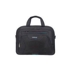 Torba na Laptopa American Tourister 15.6 czarny. Czarne torby na laptopa marki American Tourister, w paski, biznesowe. Za 131,99 zł.