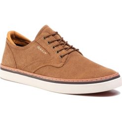 Tenisówki GANT - Prepville 21633878 Tobacco Brown G42. Pomarańczowe półbuty męskie GANT, bez wzorów, ze skóry, eleganckie, bez zapięcia. Za 429,00 zł.