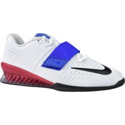 Nike Romaleos 3 XD AO7987-104 buty treningowe męskie białe 47. Białe buty sportowe męskie Nike, ze skóry, z paskami, na fitness i siłownię. W wyprzedaży za 749,99 zł.