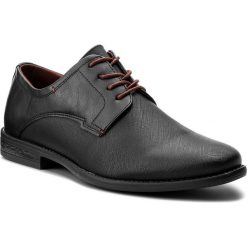 Półbuty OTTIMO - MYL8092-2 Czarny. Czarne buty wizytowe męskie Ottimo, z materiału. Za 99,99 zł.