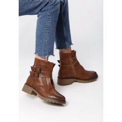 Camelowe Botki Wharton. Brązowe botki damskie Multu. Za 49,99 zł.