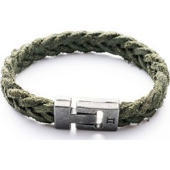 Bransoletki damskie: Bransoletka Gemini Special Leather Green S11M