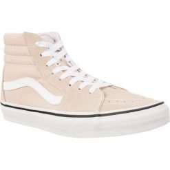 Fioletowe Wygodne Trampki Vans SK8 HI Q9X. Fioletowe trampki i tenisówki damskie Molly.pl, bez wzorów, z zamszu, bez zapięcia. Za 359,00 zł.