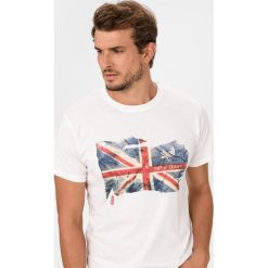 Pepe Jeans Sid Koszulka Biały. Białe podkoszulki męskie Pepe Jeans, l, z nadrukiem, z bawełny, z krótkim rękawem. Za 157,95 zł.