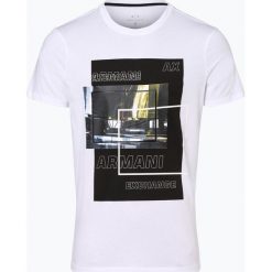 Armani Exchange - T-shirt męski, czarny. Czarne t-shirty męskie marki Armani Exchange, l, z materiału, z kapturem. Za 179,95 zł.