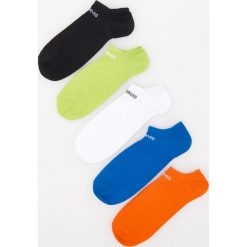 Kapcie męskie: 5 pack krótkich skarpetek – Pomarańczo
