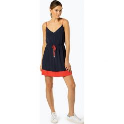 Tommy Jeans - Sukienka damska, niebieski. Niebieskie sukienki damskie Tommy Jeans, m, w paski, z jeansu, sportowe, bez kołnierzyka, bez rękawów, sportowe. Za 399,95 zł.