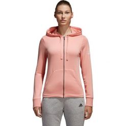 Bluzy rozpinane damskie: Adidas Bluza ESS SOLID FZ HD różowa r. M (CD7805)