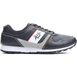 Granatowe Buty Sportowe Constancy. Niebieskie halówki męskie Born2be, z materiału, na sznurówki. Za 79,99 zł.