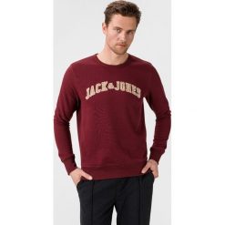 Jack & Jones Alex Bluza Czerwony. Czerwone bluzy męskie Jack & Jones, xl, z nadrukiem, z bawełny, bez kołnierzyka, bez rękawów, bez kaptura. Za 152,95 zł.