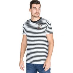 Scotch & Soda Brutus Koszulka Niebieski Biały. Niebieskie podkoszulki męskie Scotch & Soda, l, bez wzorów, z bawełny, bez kołnierzyka, krótkie. Za 176,95 zł.