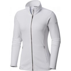 COLUMBIA Bluza Roffe Ridge Full Zip Fle White M. Białe bluzy sportowe damskie Columbia, m, bez wzorów, z polaru, bez rękawów, bez kaptura. Za 345,00 zł.