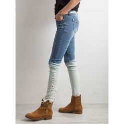 Spodnie damskie jeansowe jeansy ombre sznurowane l. Jeansy damskie Merg Selection, m, z bawełny. Za 69,00 zł.