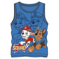 Disney By Arnetta Koszulka Chłopięca Paw Patrol 92 Niebieski. Niebieskie t-shirty chłopięce Disney By Arnetta, z nadrukiem, z materiału, bez rękawów. Za 35,00 zł.