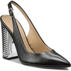 Sandały damskie: Sandały GUESS - Rikki FLRIK1 LEA05 BLACK