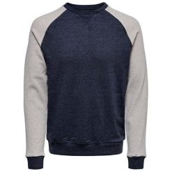 ONLY&SONS Męska bluza Raglan Structure Sweat MediumGrey (rozmiar S). Bluzy męskie Only&Sons, s, bez wzorów, z bawełny, z kapturem, bez rękawów, z kapturem. W wyprzedaży za 127,00 zł.