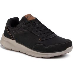 Sneakersy GO SOFT - GF19F295A-8 Black. Czarne sneakersy męskie GO SOFT, na co dzień, bez wzorów, ze skóry ekologicznej, bez zapięcia. Za 129,99 zł.